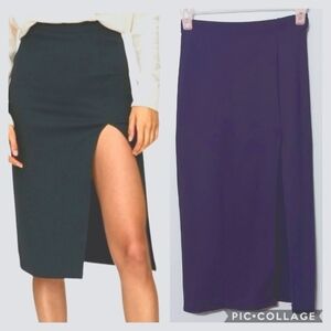 Aritzia Babaton Pencil Skirt With Front Slit